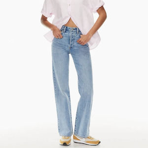 Aritzia Denim Forum High Rise Wide Leg Crop Farrah Jeans Size 28/6